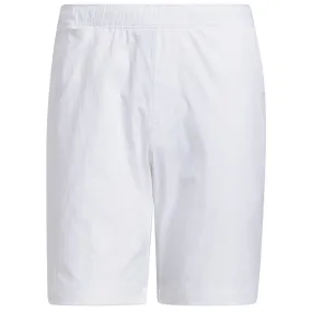 adidas Ripstop Shorts - White Animal Print Stretch Fabric