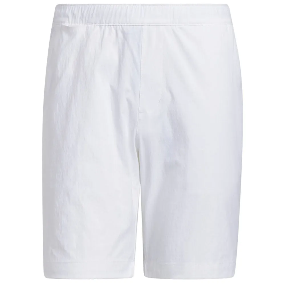 adidas Ripstop Shorts - White Animal Print Stretch Fabric
