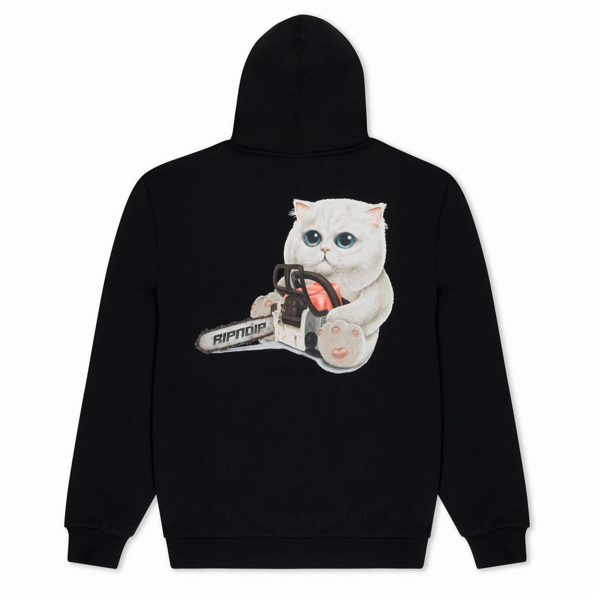 Ribbed Hem Details Durable Quality RIPNDIP Find Out Hoodie - Black