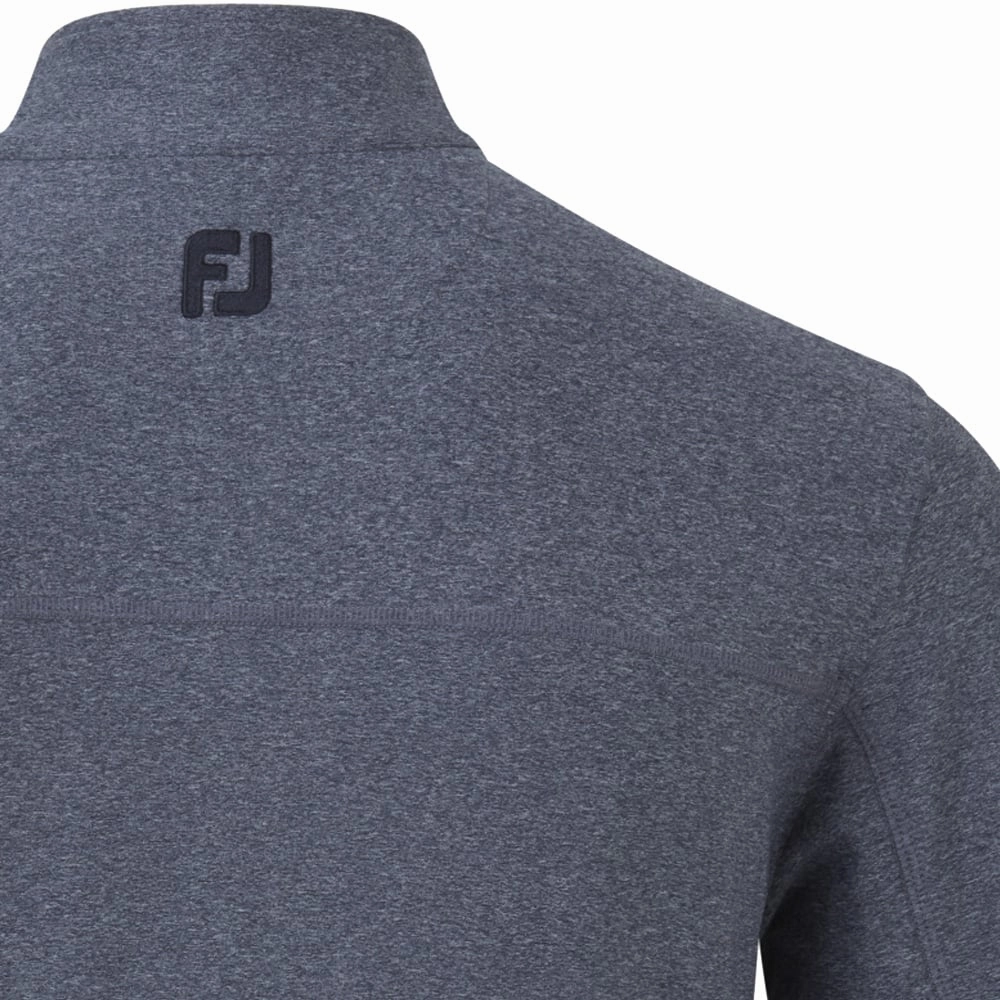 simple design FootJoy Heather Chill-Out XP 1/2 Zip Pullover - Heather Navy