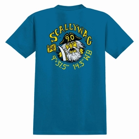 Anti-Hero Scallywag T-Shirt - Sea Blue Seasonal Comfort