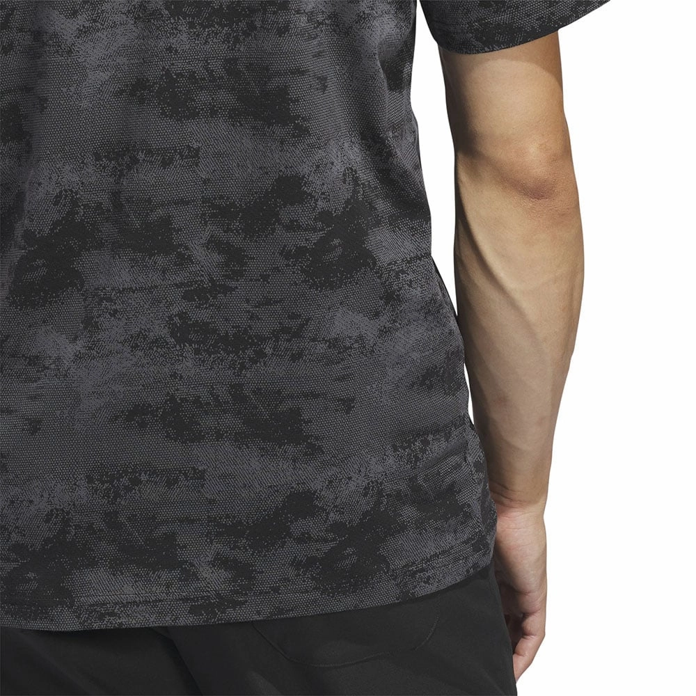adidas Go-To Print Polo Shirt - Black Autumn Wear