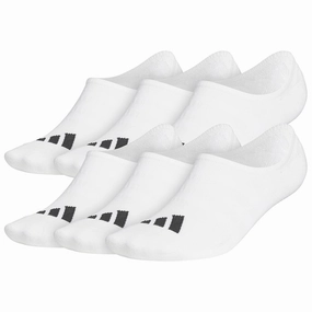 Polka - dotted adidas No Show Socks (6 Pack) - White