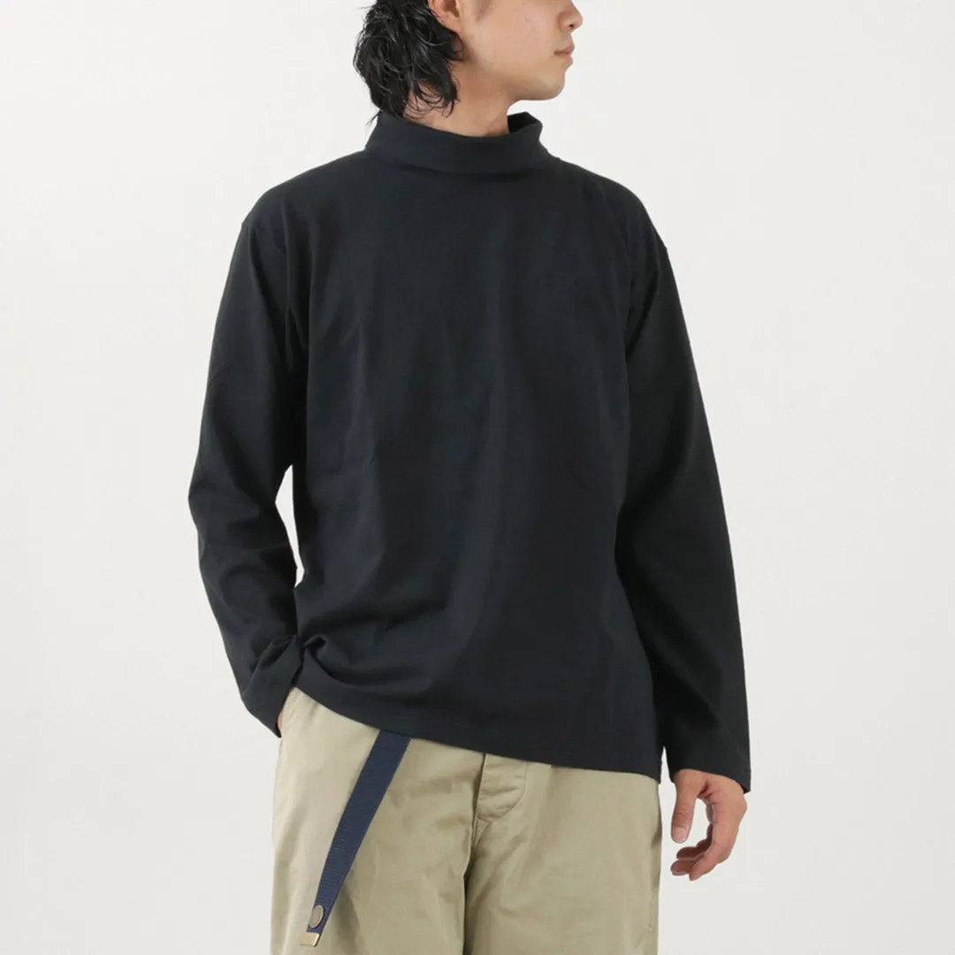 Urban Trend Look Outdoor Sports GOOD ON / Long Sleeve Turtle Neck T-Shirt