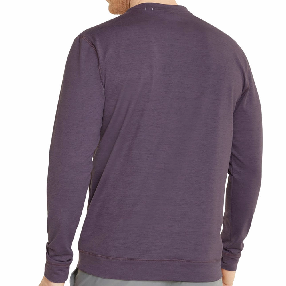 Chill Style Puma Cloudspun Crewneck Sweater - Purple Charcoal Heather