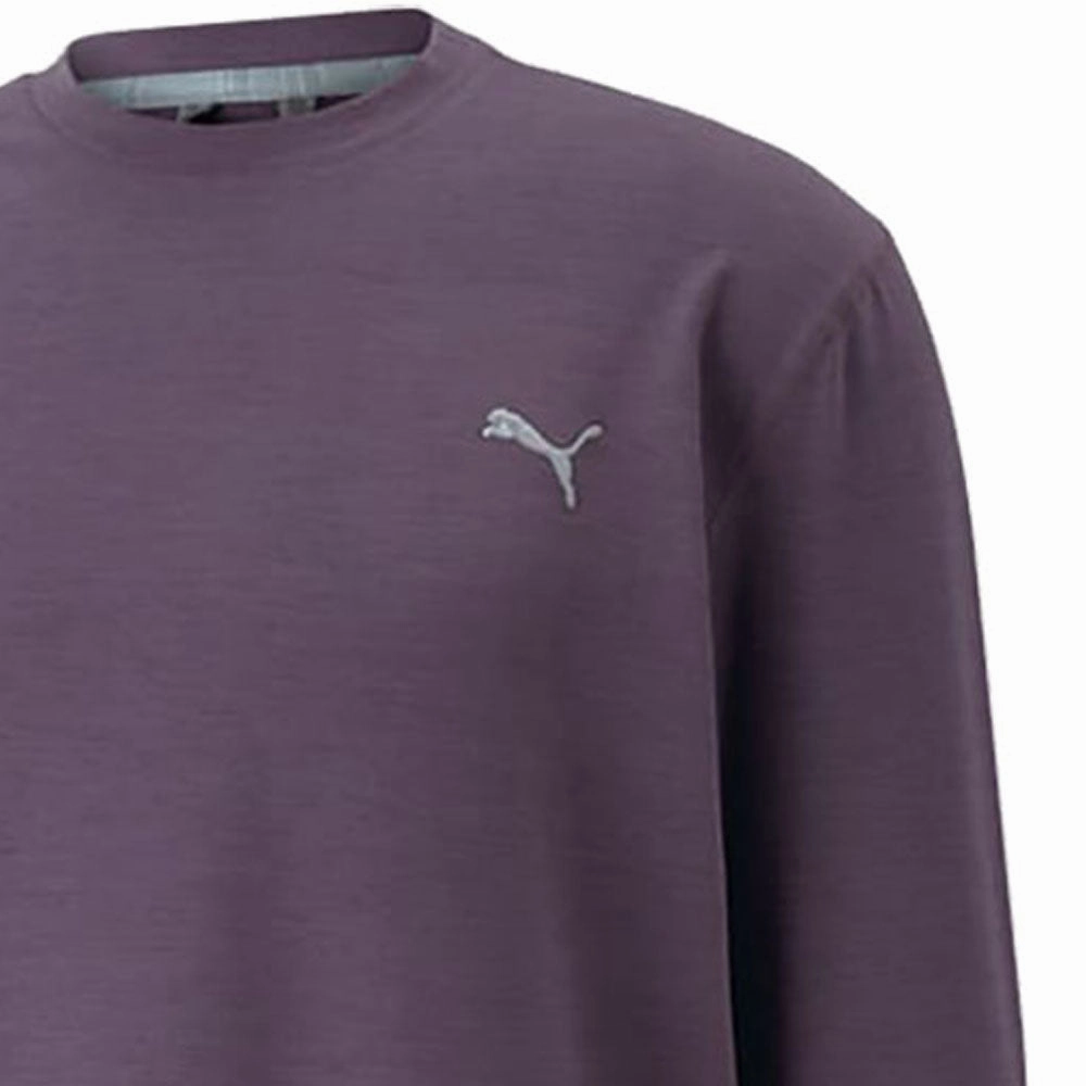 product camouflage stealth Puma Cloudspun Crewneck Sweater - Purple Charcoal Heather