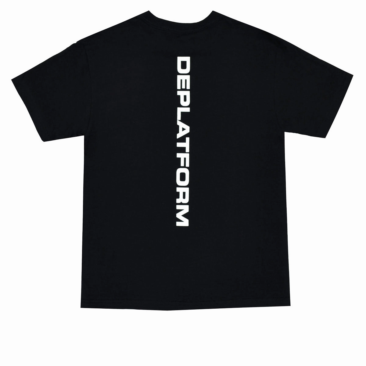 Quasi Drop-Out T-Shirt - Black Layered Hem Design