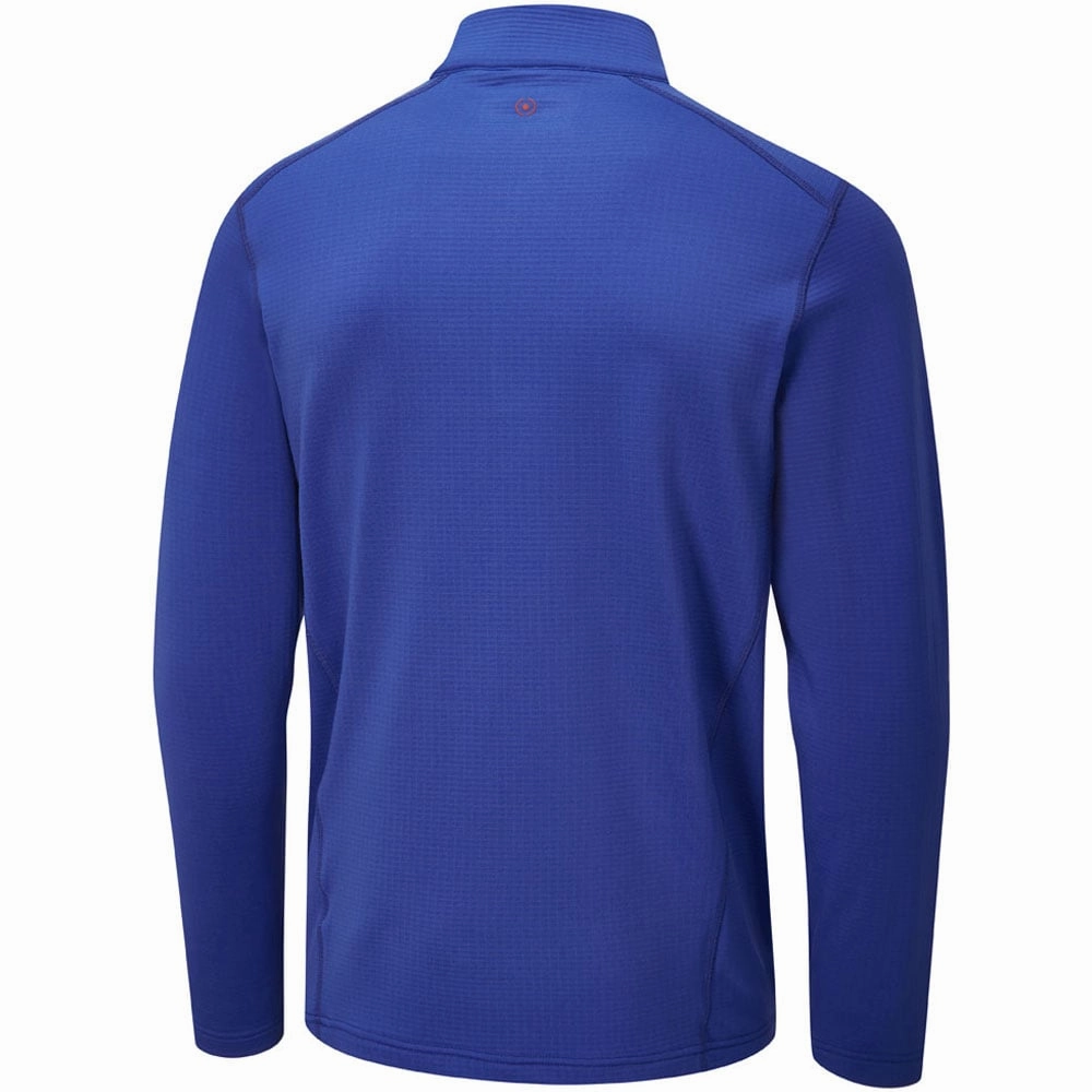 Ping Edwin 1/2 Zip Pullover - Blue Surf Functional Design dry cleanable