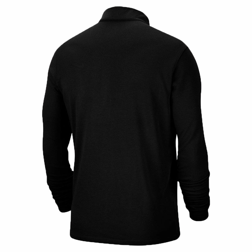Nike Dry Victory 1/2 Zip Golf Sweater - Black/White All-Day Wear Fashionable Layer