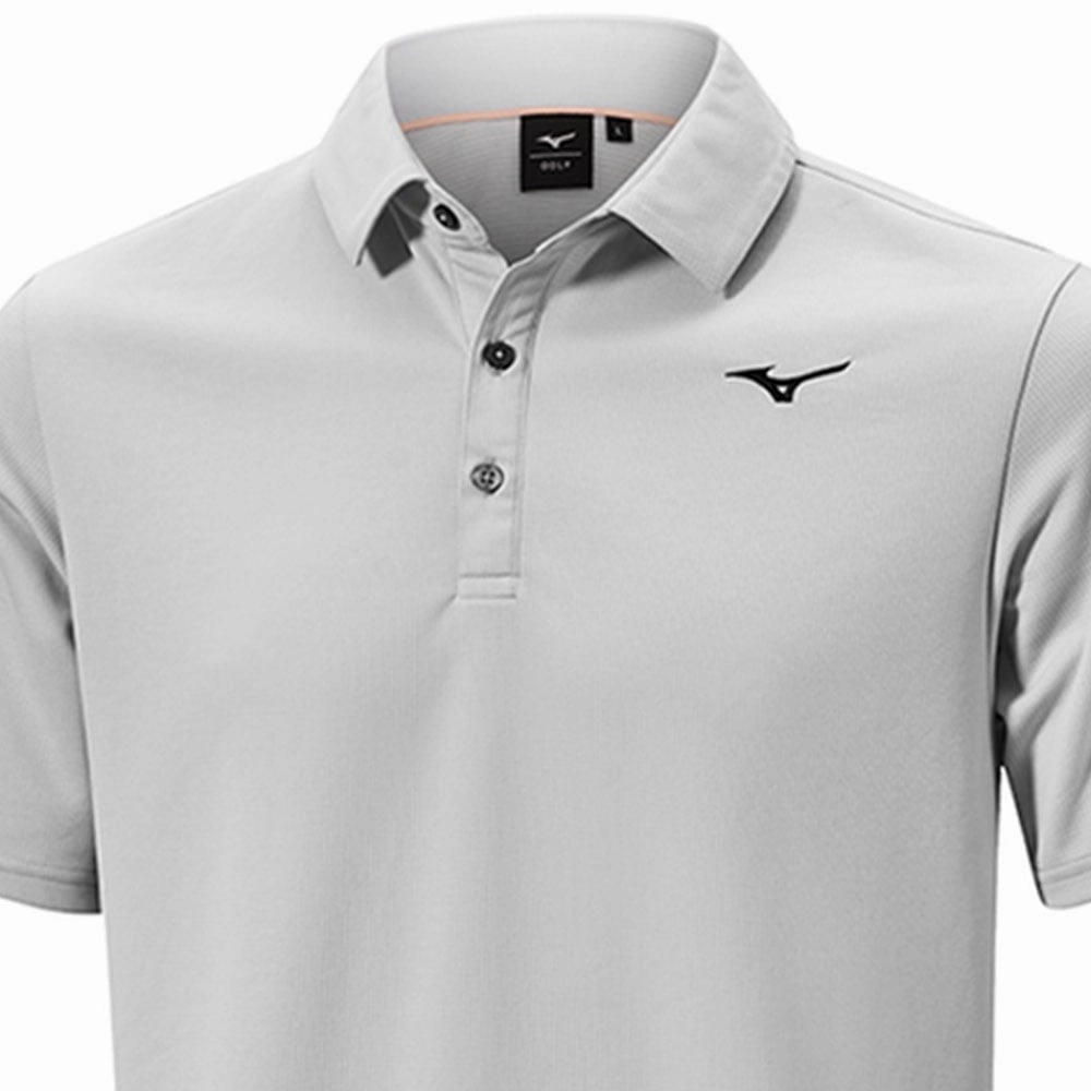 Mizuno Breath Thermo Winter Polo Shirt - Grey Timeless casual wear