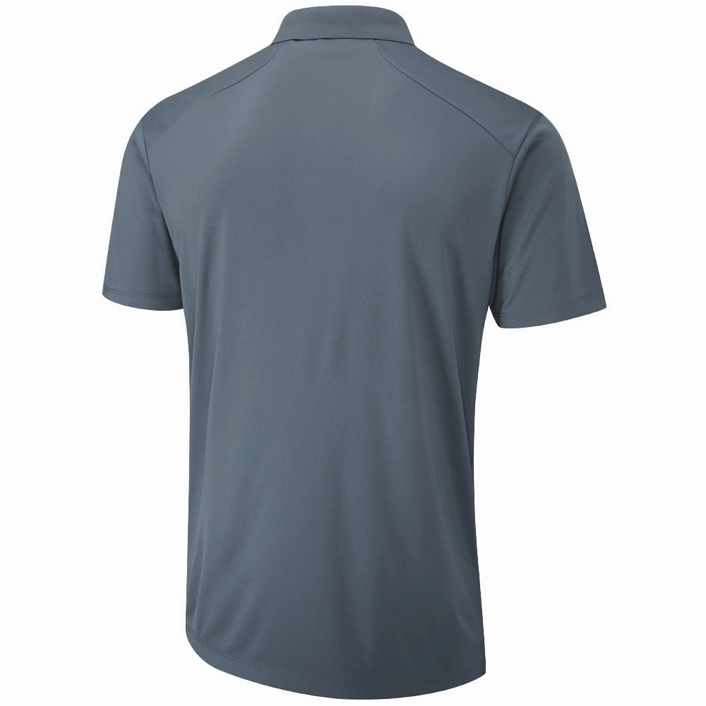 FadeResistantPrint Ping Lindum Polo Shirt - Stormcloud