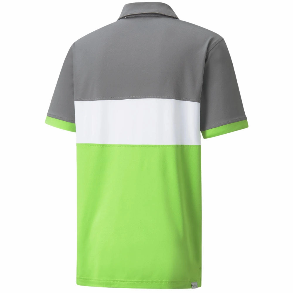 Puma Cloudspun Highway Polo Shirt - Quiet Shade/Greenery Easy Comfort