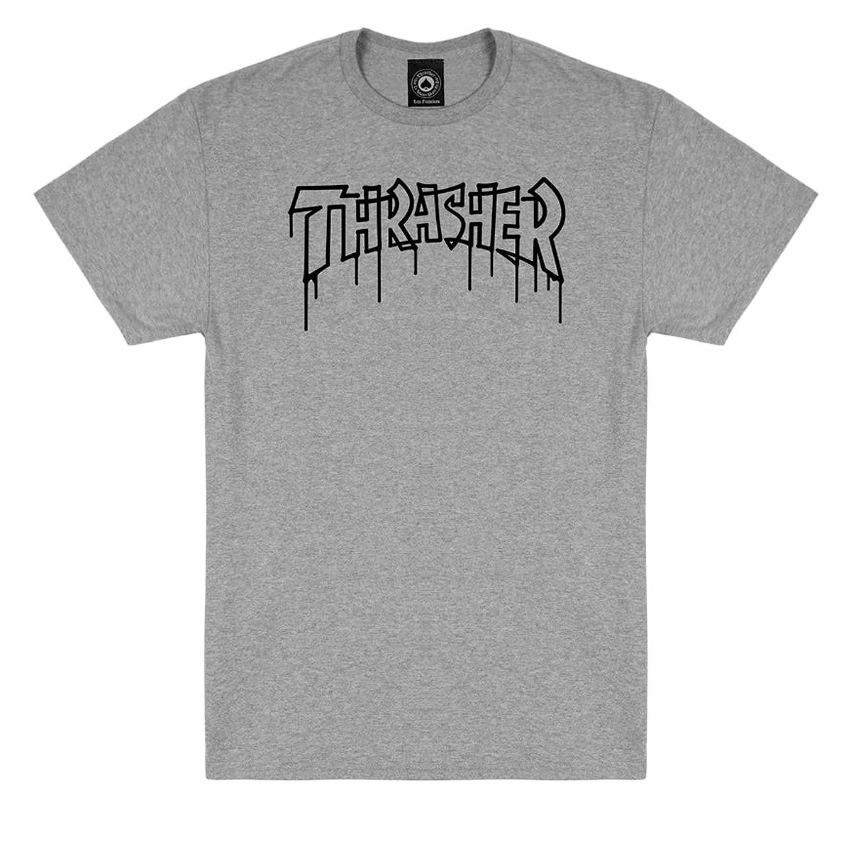 Thrasher One-Liner T-Shirt - Sport Grey Modern Layer