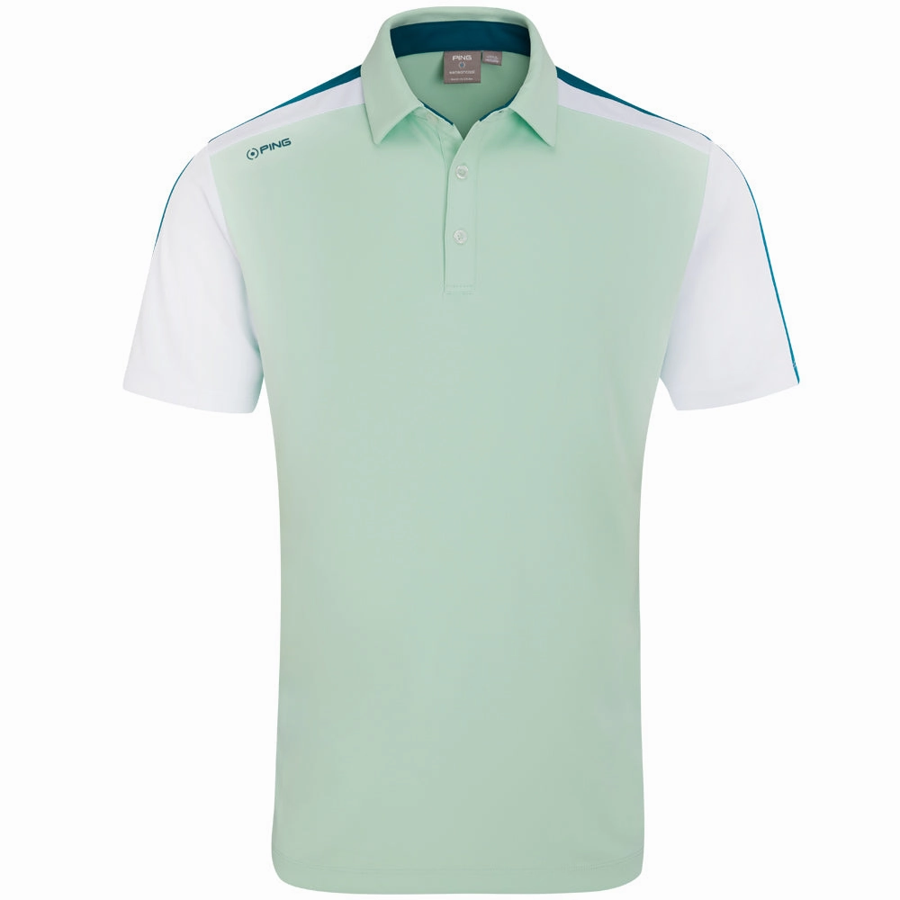 Effortless Wear Ping Kelly Polo Shirt - Misty Green Multi