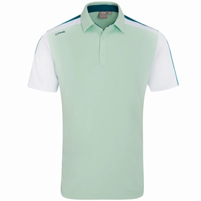Effortless Wear Ping Kelly Polo Shirt - Misty Green Multi