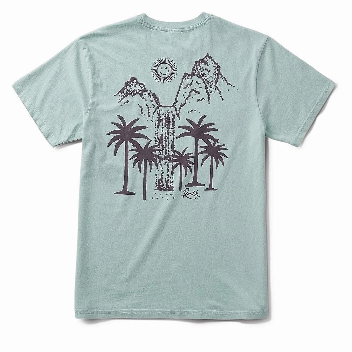 All-Season Comfort Bold Statement Roark Palm Gorge T-Shirt - Harbor