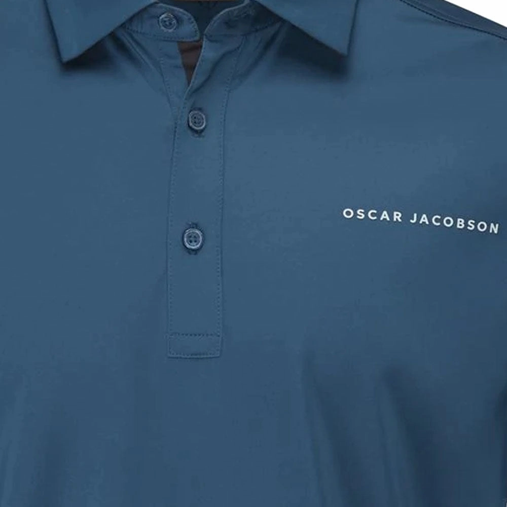 Oscar Jacobson Chap II Tour Polo Shirt - Teal/Black Bold Style