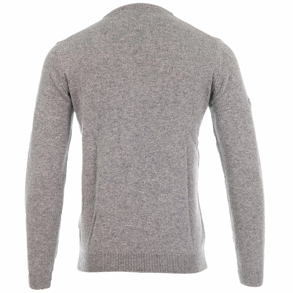 active top Greg Norman by ProQuip Lambswool Water Repellent V-Neck Golf Sweater - Grey