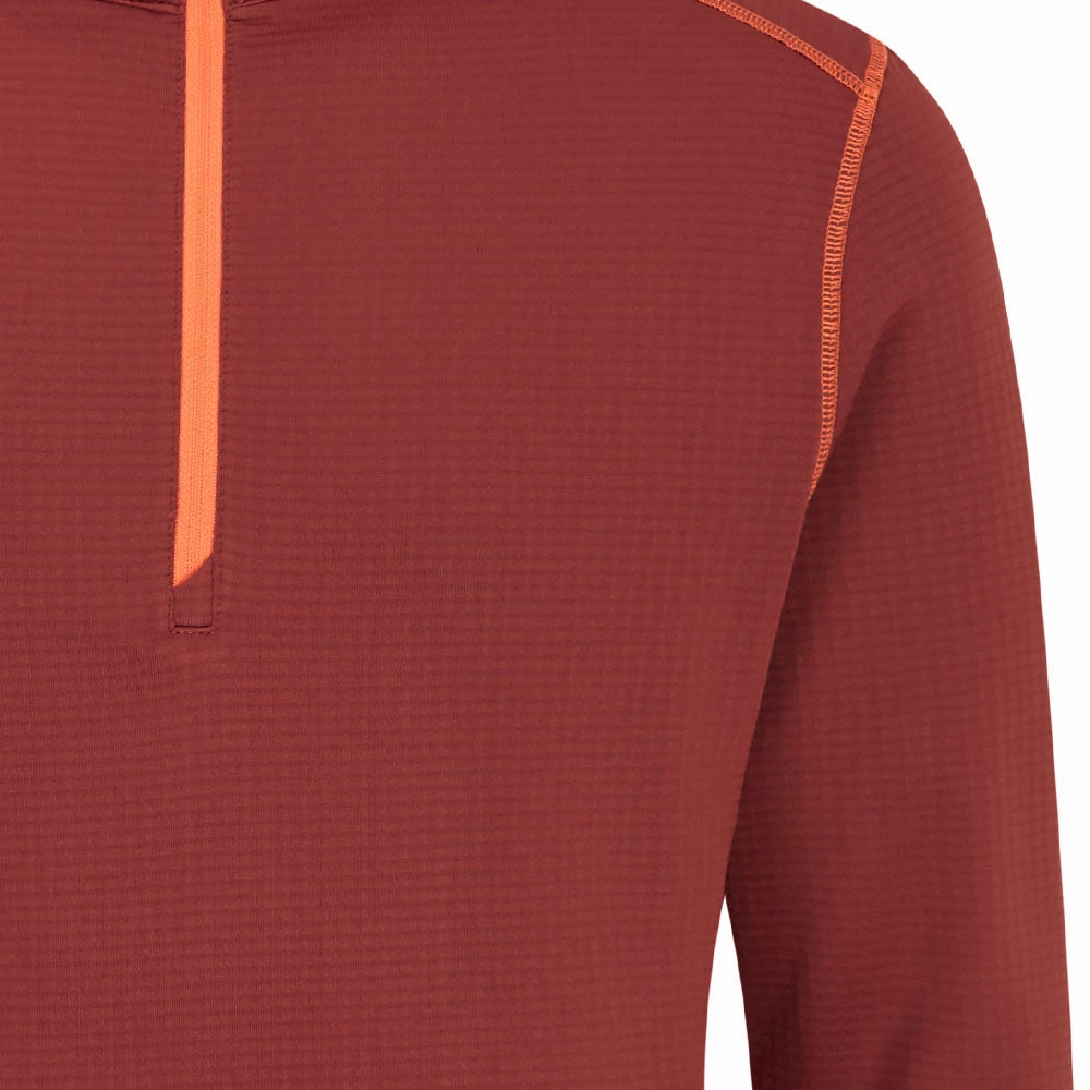 Trendy Outfit Ping Edwin 1/2 Zip Pullover - Brick