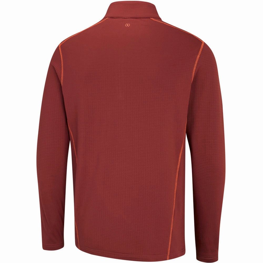 Ping Edwin 1/2 Zip Pullover - Brick group wear product shiny sparkle