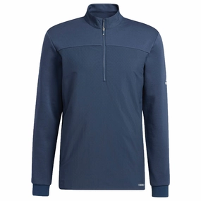adidas Recycled Content COLD.RDY 1/4 Zip Sweatshirt - Crew Navy Stylish Fit