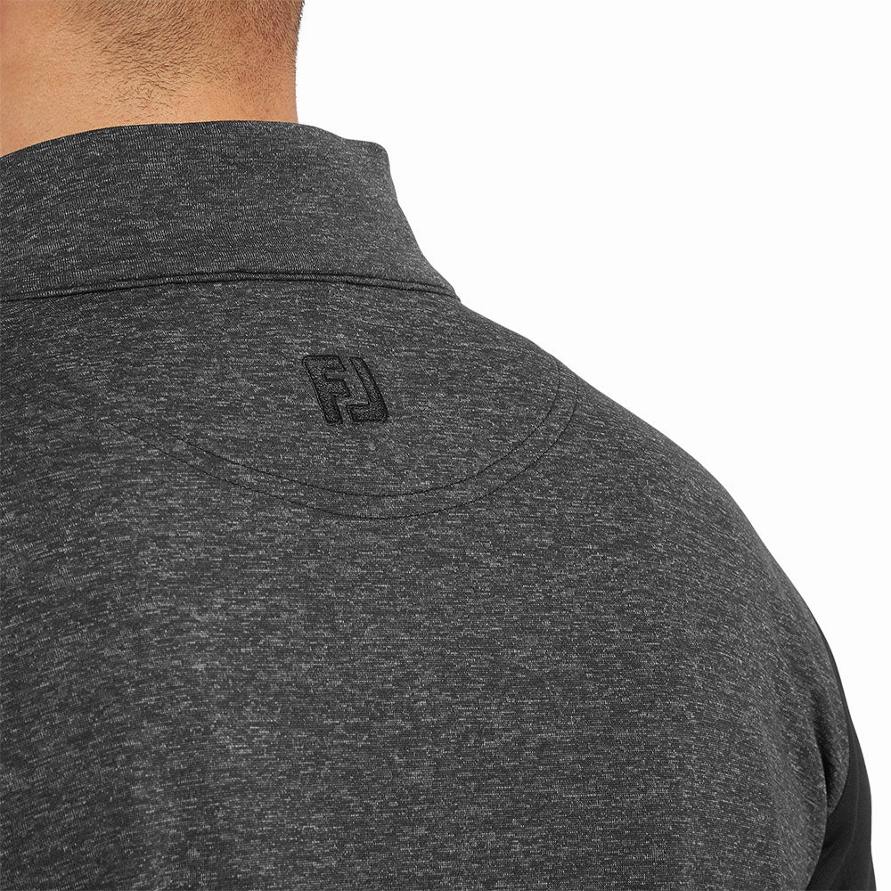 Urban Hoodie FootJoy Tonal Heather Chill-Out Pullover - Black