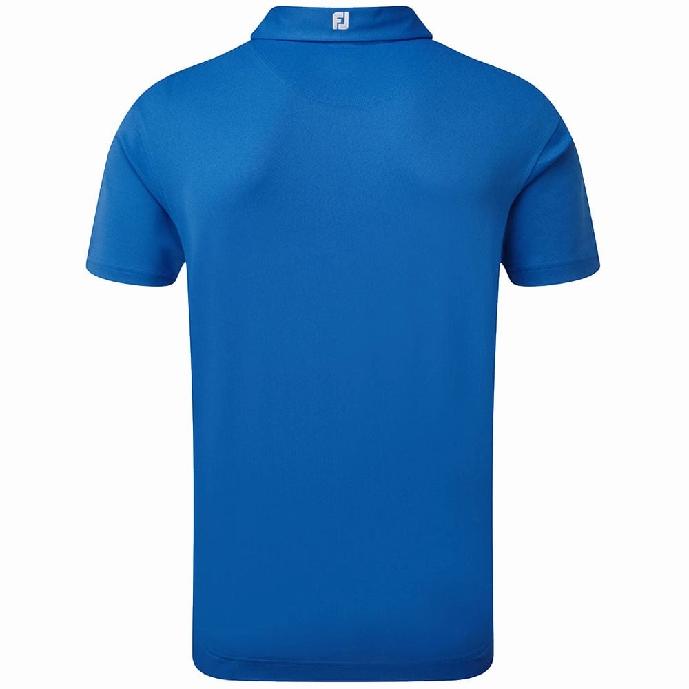 Simple Comfort FootJoy Stretch Pique Solid Colour Polo Shirt - Royal