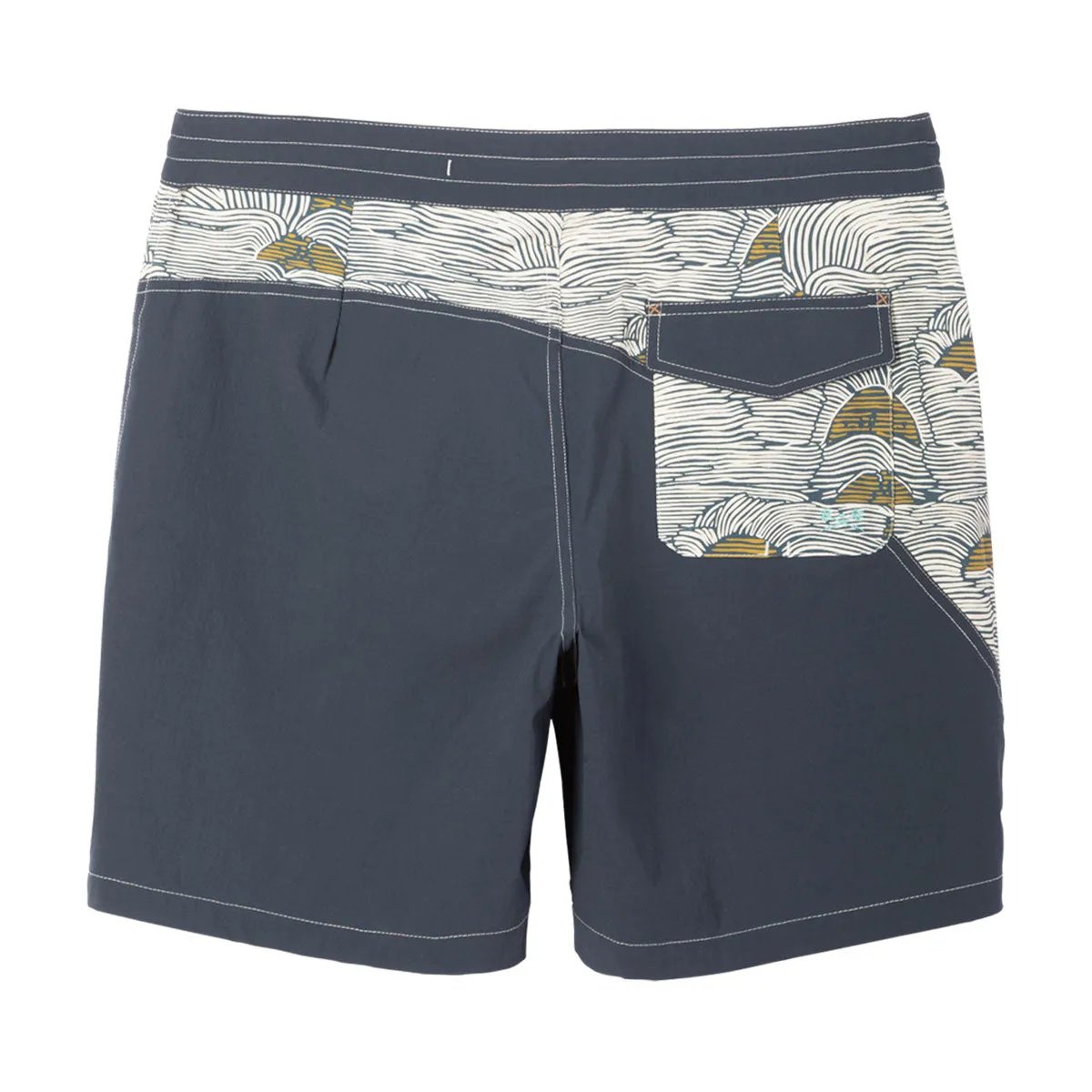 Dark Seas Aliso Boardshorts - Navy/Antique MoistureWicking