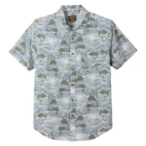 Layering Essential Dark Seas Bobby Shirt - Navy/Gold