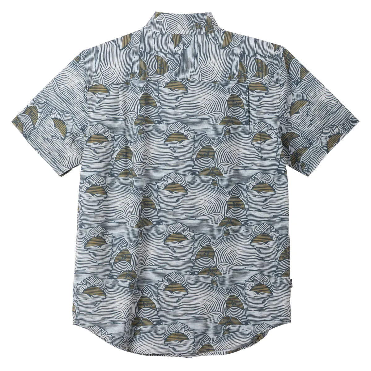 Easy Care Dark Seas Bobby Shirt - Navy/Gold