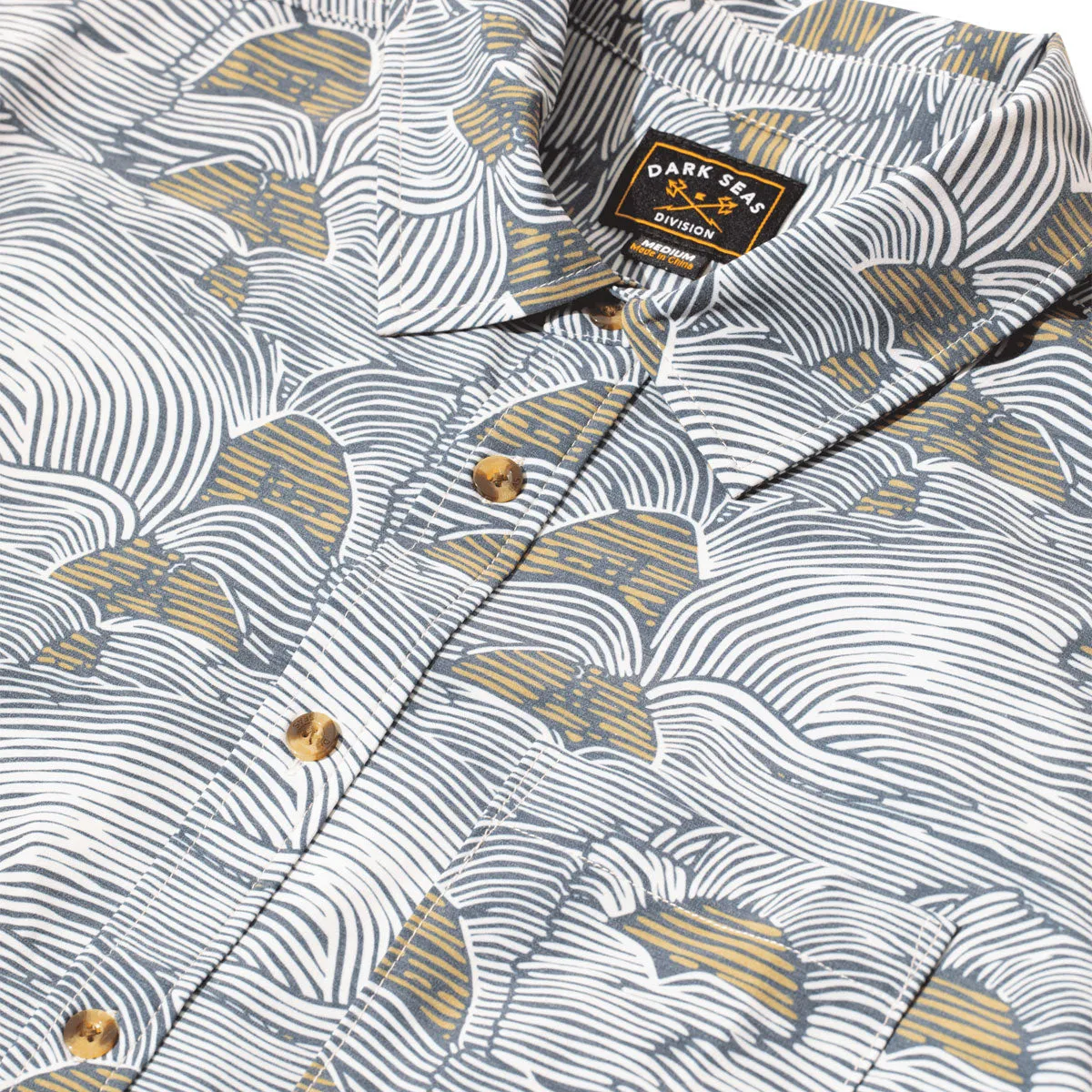 Inner Layer Dark Seas Bobby Shirt - Navy/Gold