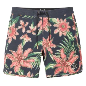 Dark Seas Sennit Boardshorts - Black Contoured Panel Design Non Iron Technology