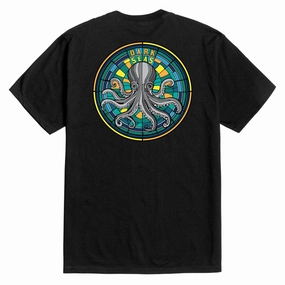 Dark Seas Octo-Glass T-Shirt - Black Trendy Wear Sleek Layer