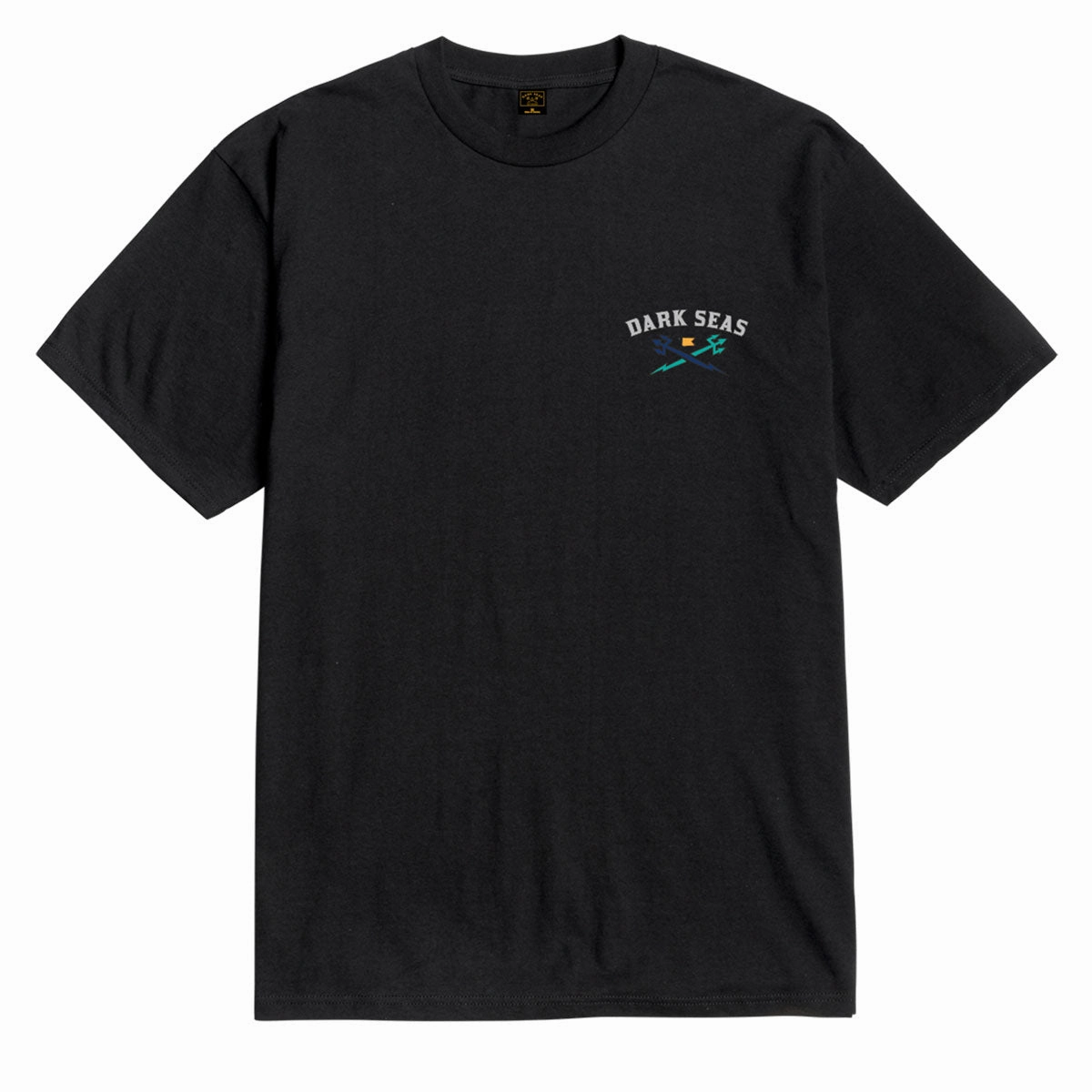 Dark Seas Octo-Glass T-Shirt - Black Simple and Light Micro Perforated Fabric