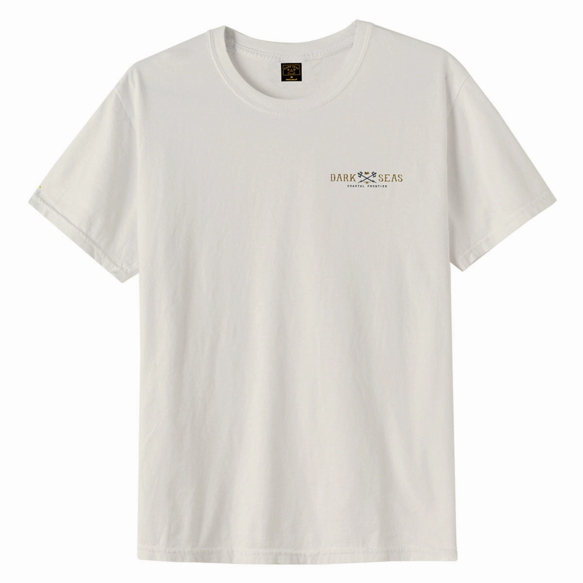 Dark Seas Reinforced T-Shirt - Antique White V neck