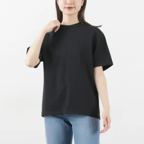 Light Fashion YONETOMI NEW BASIC / Side Round Body Knitted T-shirt