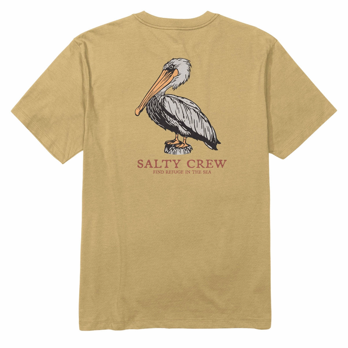 Salty Crew Perched T-Shirt - Mineral Yellow Fresh and Cool