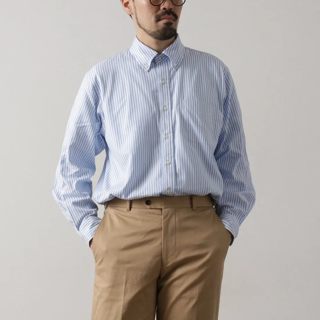 Eco Friendly Production D.C.WHITE / Ivy Stripe Button Down Shirt