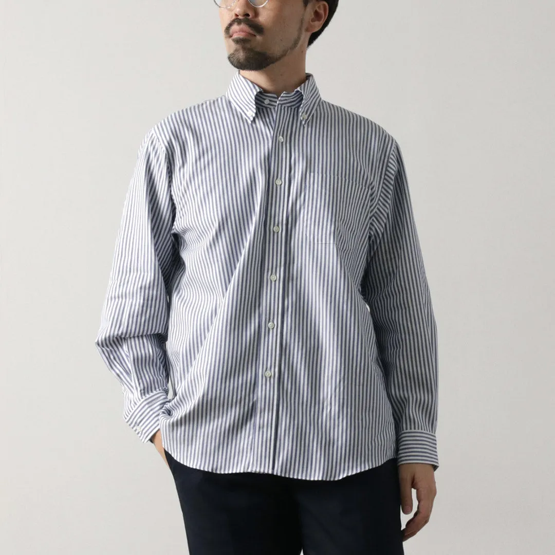 D.C.WHITE / Ivy Stripe Button Down Shirt Urban Fashion