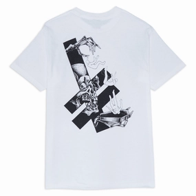 Deathwish Trapped T-Shirt - White Simple Style Versatile Outfit