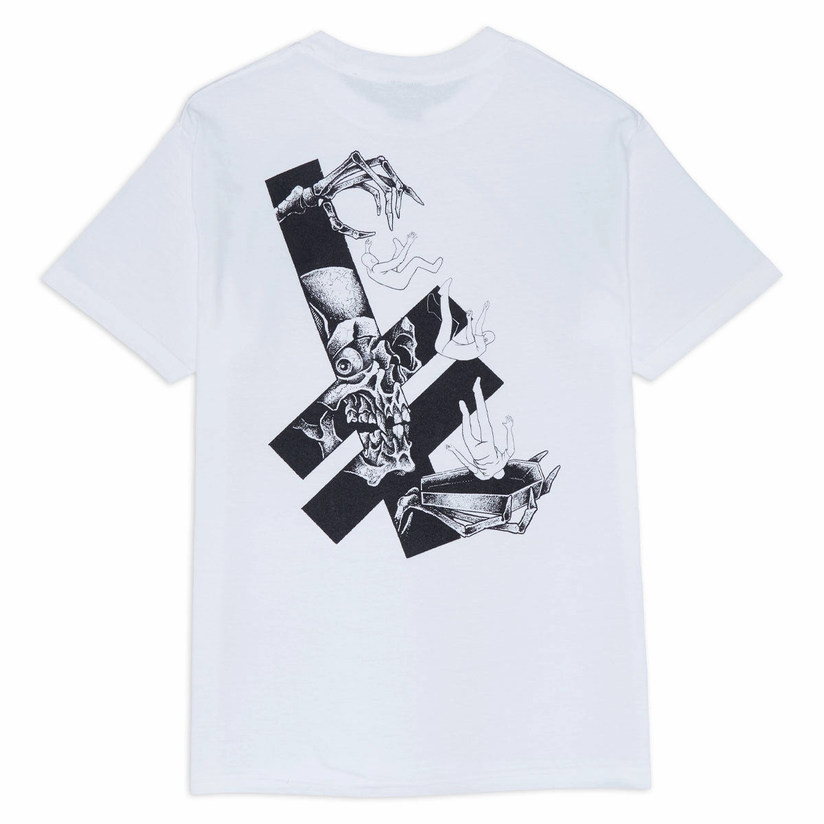 Modern Layer Deathwish Trapped T-Shirt - White