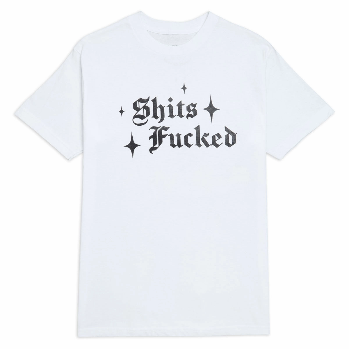 Designer Trash Sparkle T-Shirt - White Beaded details Fresh Outfit Style