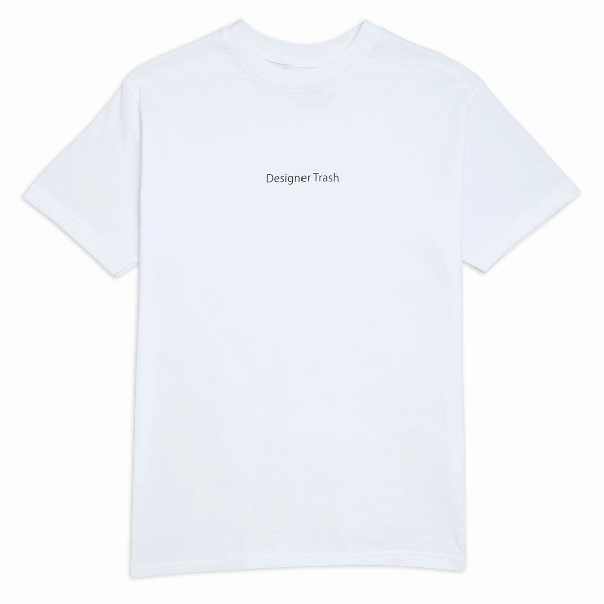 Designer Trash T-Shirt - White Trendy Look Glossy Look