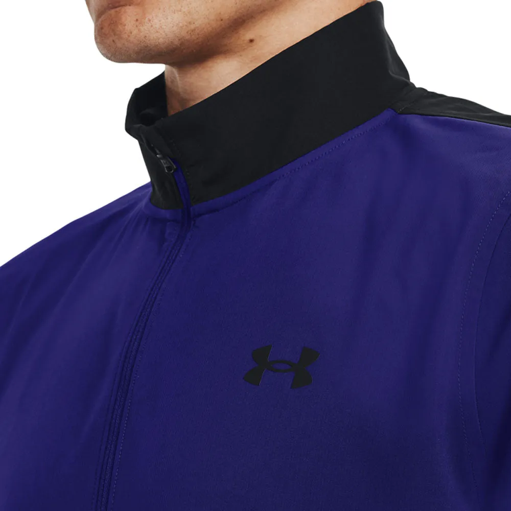 Compact Travel Friendly Under Armour Storm Windstrike 1/2 Zip Jacket - Bauhaus Blue