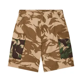 Deus Ex Machina Arts And Crafts Cargo Shorts - Desert Camo DoubleLayeredKnees