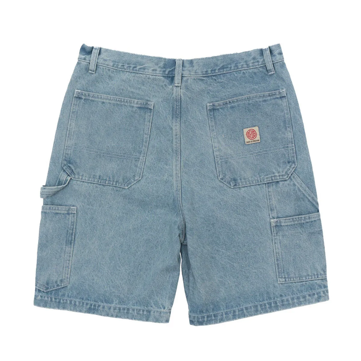 Deus Ex Machina Big Fella Denim Shorts - Light Stone Hiking shorts