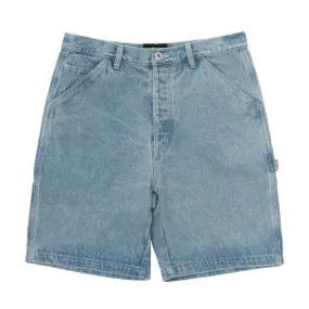 Deus Ex Machina Big Fella Denim Shorts - Light Stone surf wear