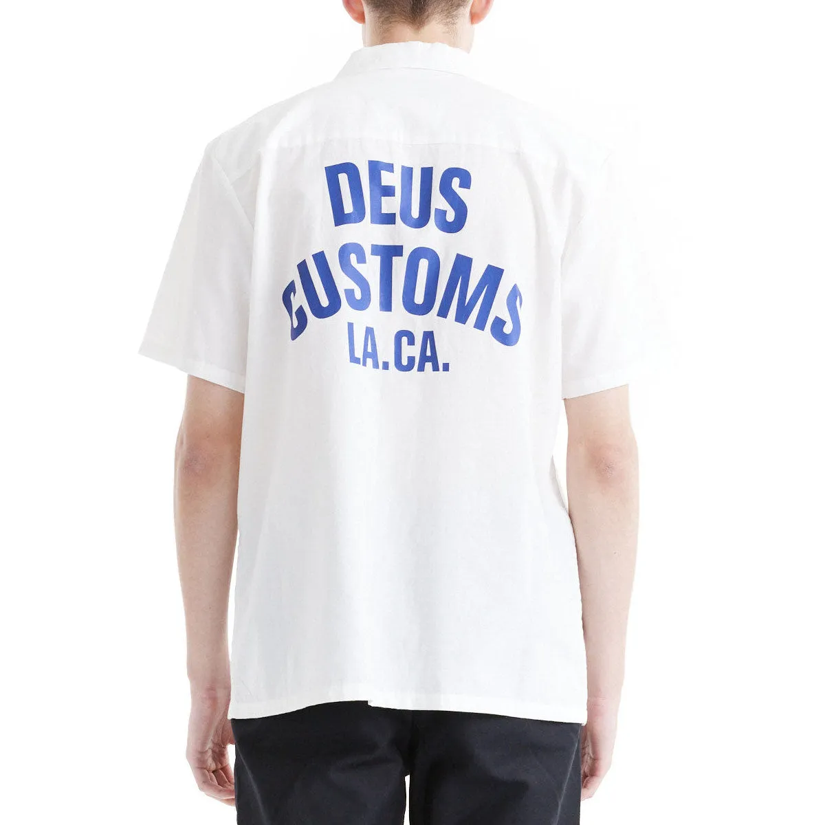 Deus Ex Machina Forecourt Shirt - Vintage White Casual Wear