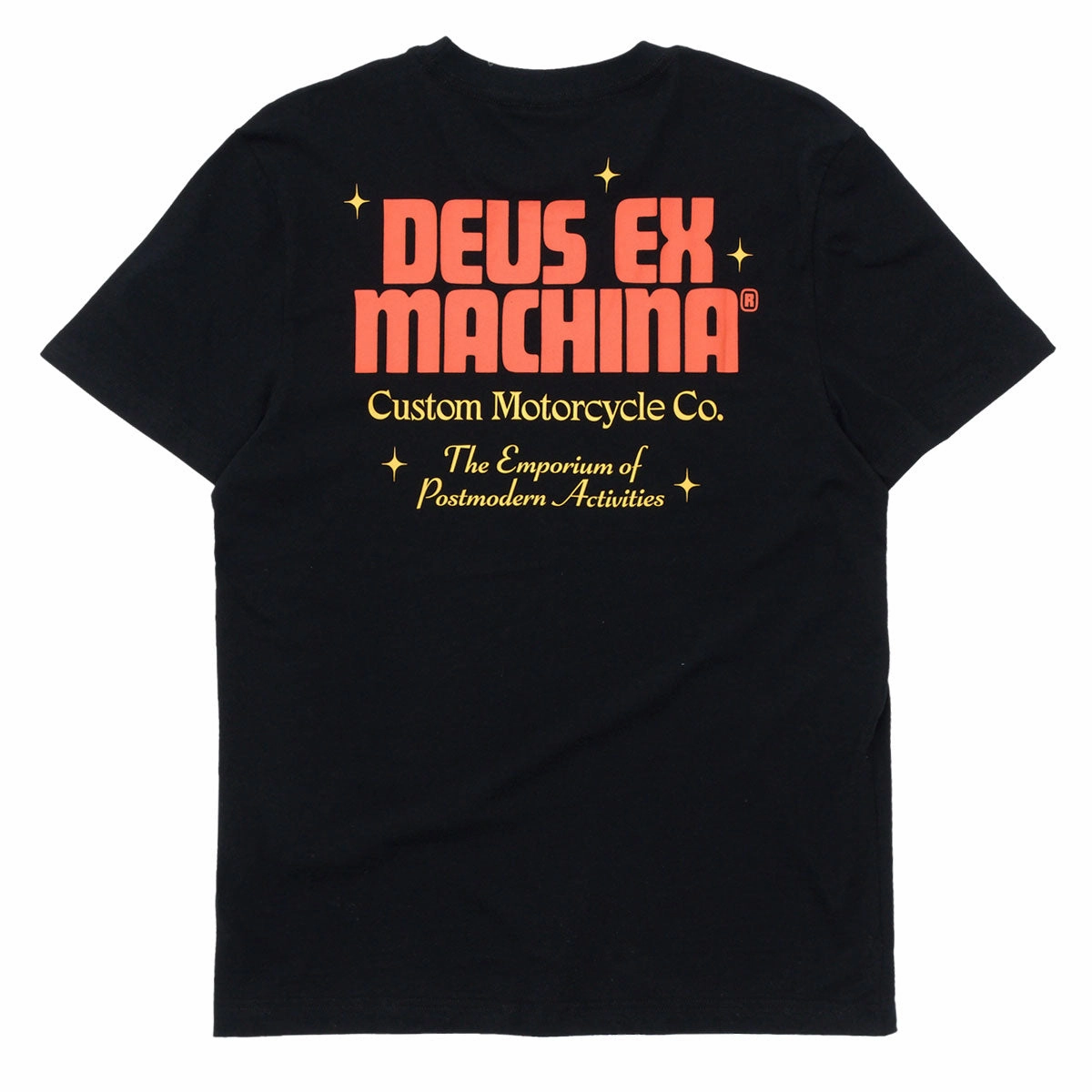 Deus Ex Machina Drop Down T-Shirt - Black Classic Comfort