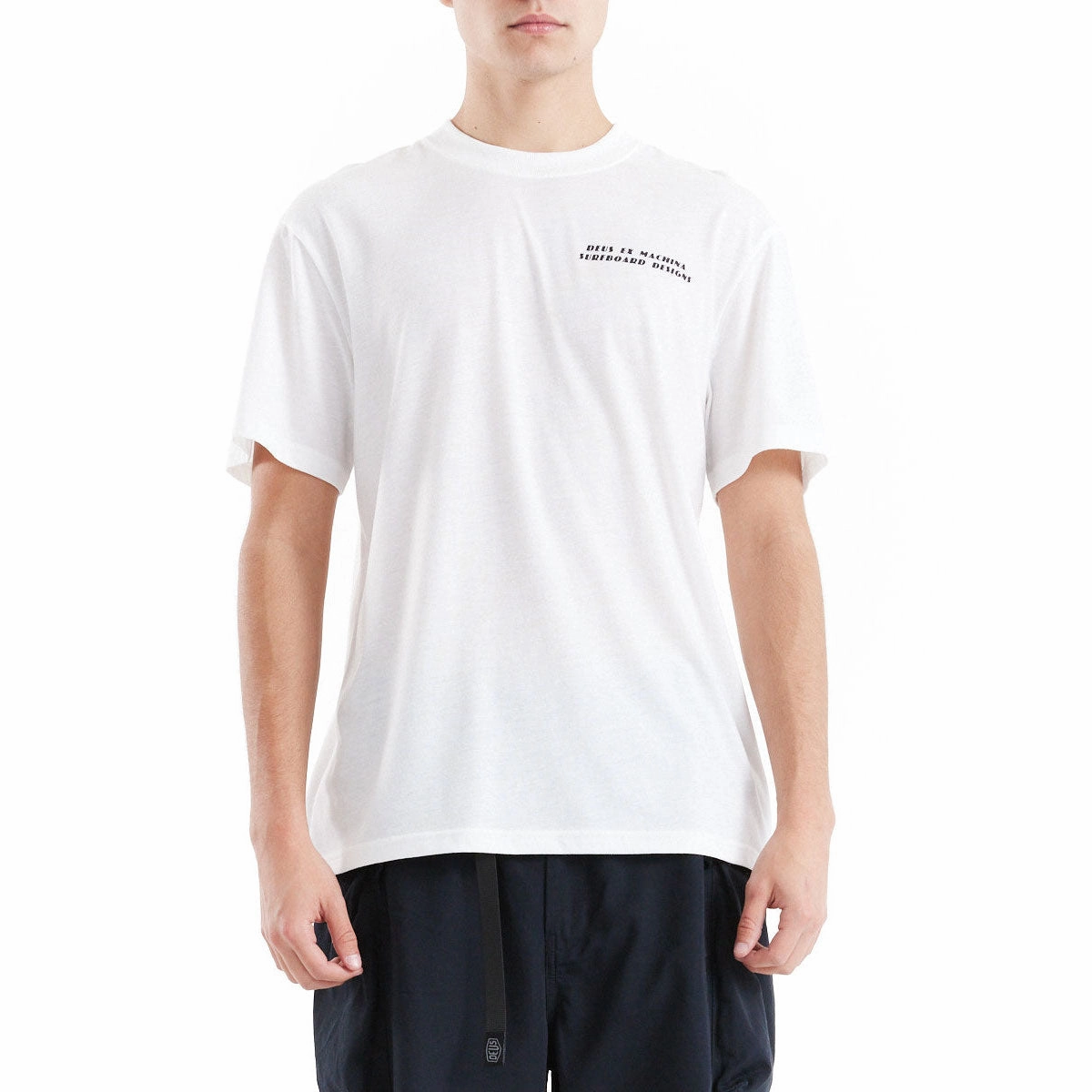 Deus Ex Machina The Glider T-Shirt - White Street Trend MicroPiqueKnit